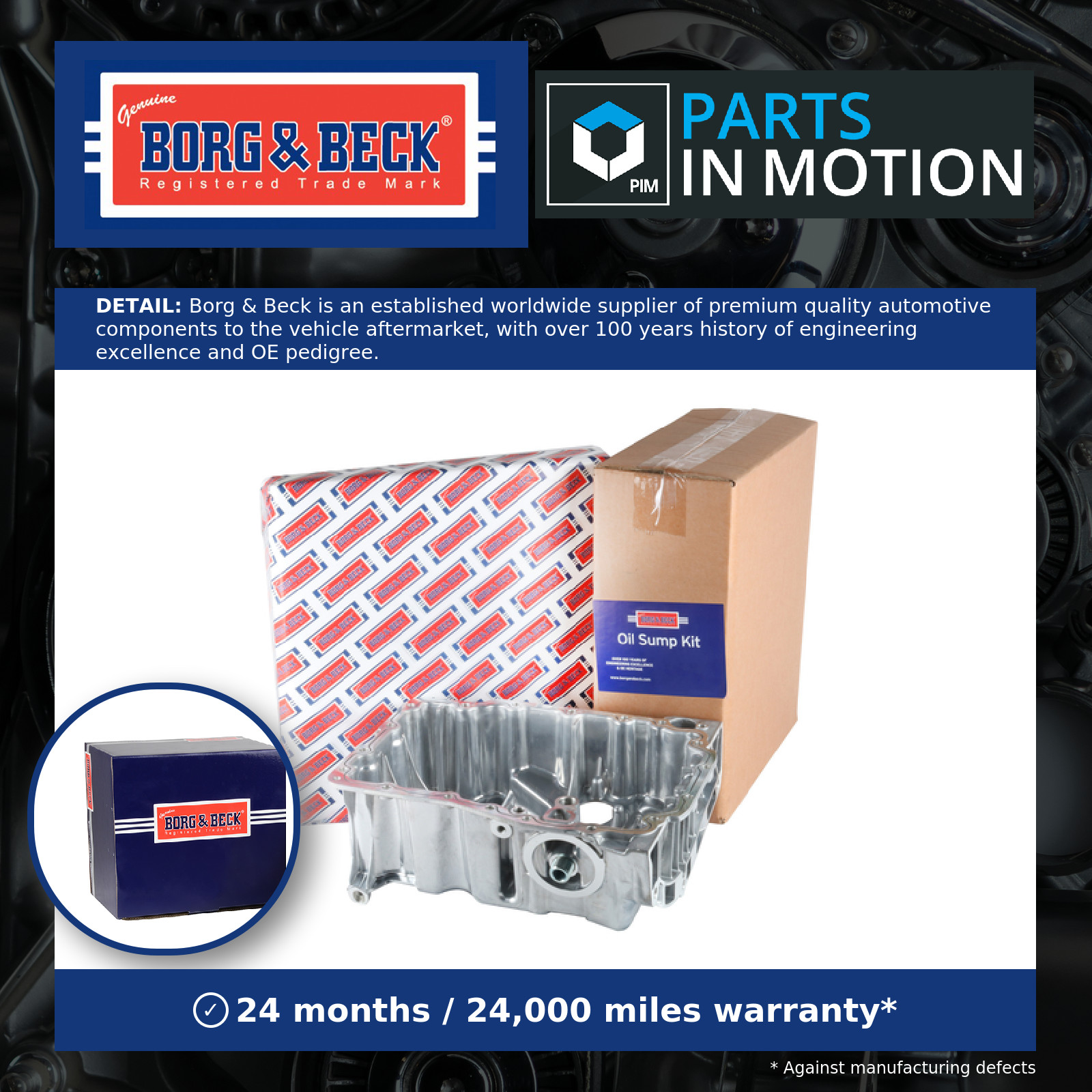 Sump Pan BSP1016 Borg & Beck Oil Wet 04C103601C 04C103601L Quality Guaranteed