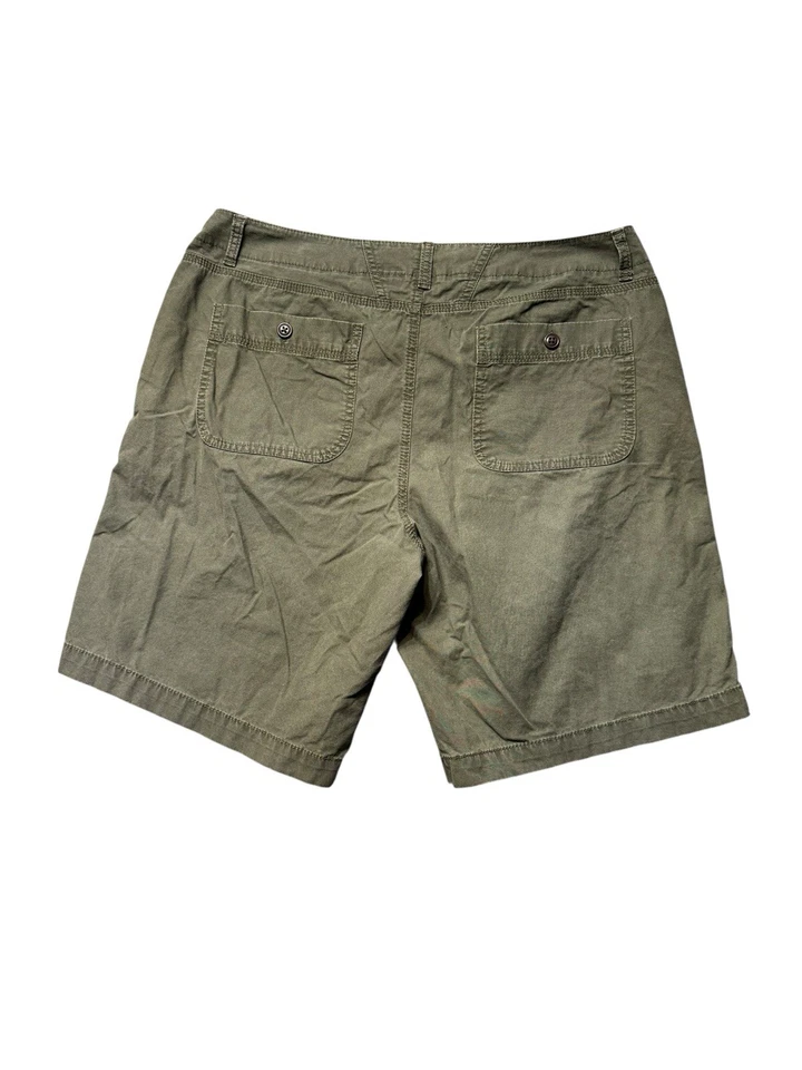 Pantalones Cortos Chinos Dockers Mujer Sarga Talla 12 Verde Algodón Elastizados Informales Bolsillos Foto 2 de 4