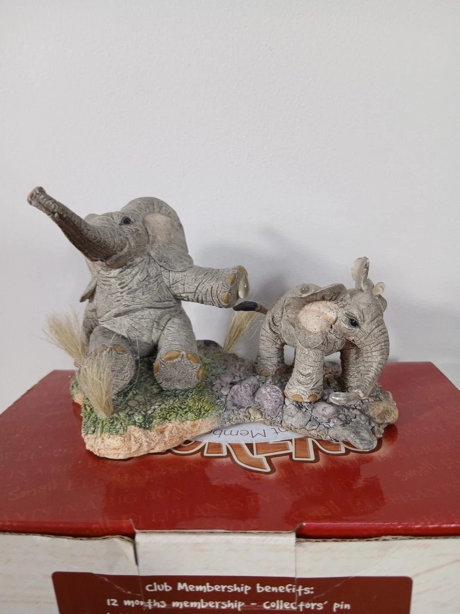 Love is a bunch of flowers Elephant Tuskers Henry in original box | UK