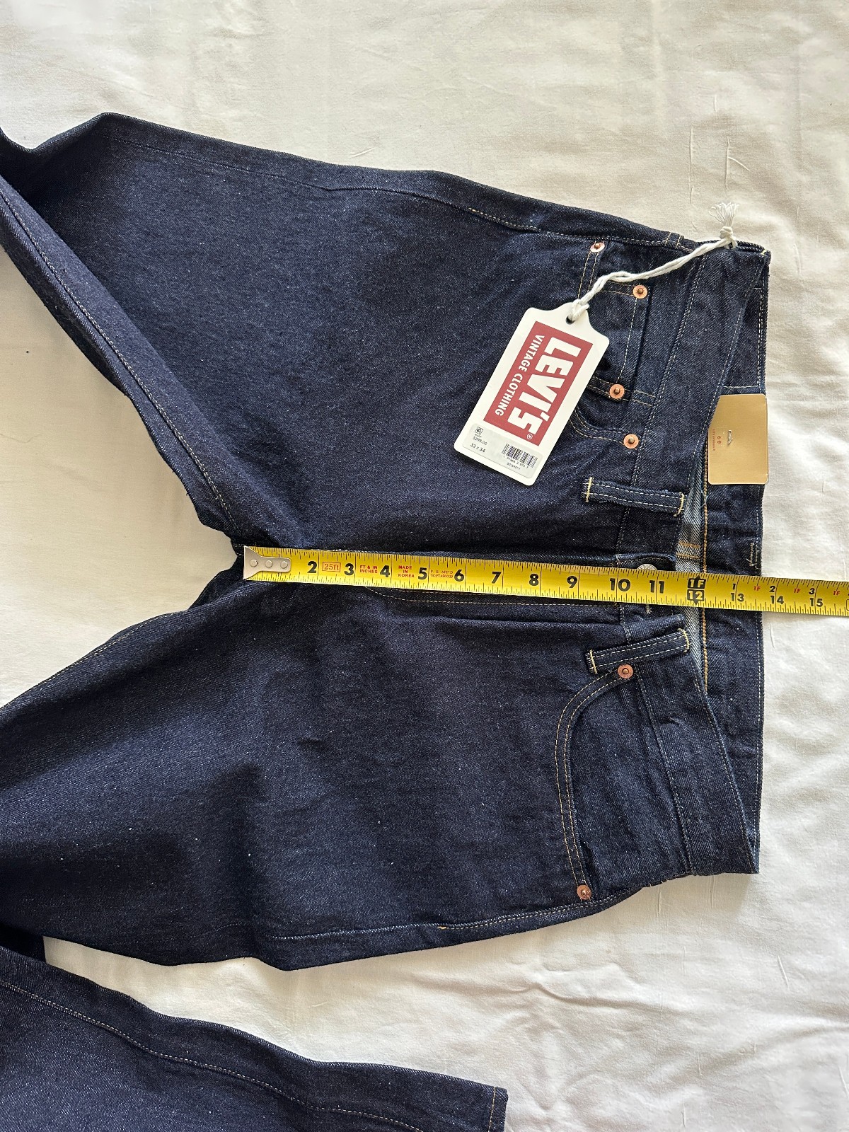 LEVI'S 1954 ® 501z xx LVC Vintage Clothing PRE-SHRUNK JAPAN Selvedge Jeans 33/34 image 10