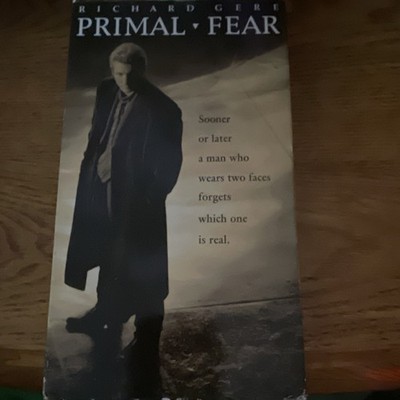 Paramount Primal Fear (1996) VHS NTSC Full Screen R Drama Thriller Gere