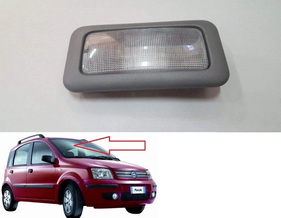 Plafoniera abitacolo interno,Vari Modelli FIAT Cod.755244962. Panda/Punto/tipo/ - Immagine 3 di 4