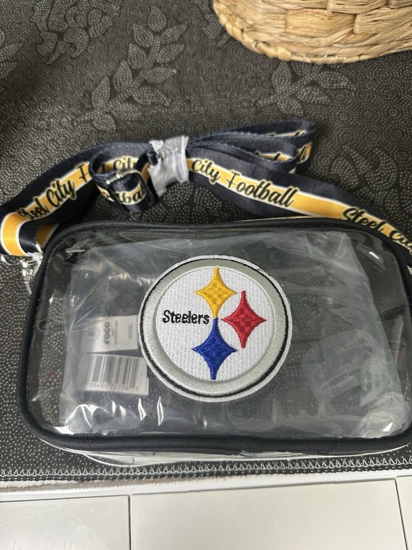 Pittsburgh Steelers NFL  Clear Crossbody Camera Bag Stadium Compliant