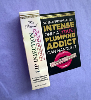 Too Faced Lip Injection Maximum Plump Pink Hydrating Gloss Liquid 0.10 oz
