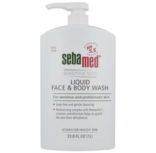 NEW Sebamed Liquid Face  Body Wash for Sensitive Skin 100 Soap Free 1 Liter 