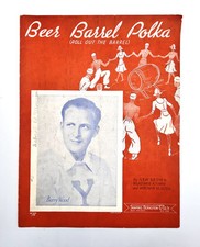 Lew Brown / SHEET MUSIC Beer Barrel Polka ROLL OUT THE BARREL Featuring Barry