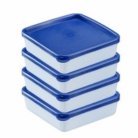 Westmark Gefrierdosen Trio 4Er Set 0,25L Vorratsdosen GefrierbehäLter Kunststoff