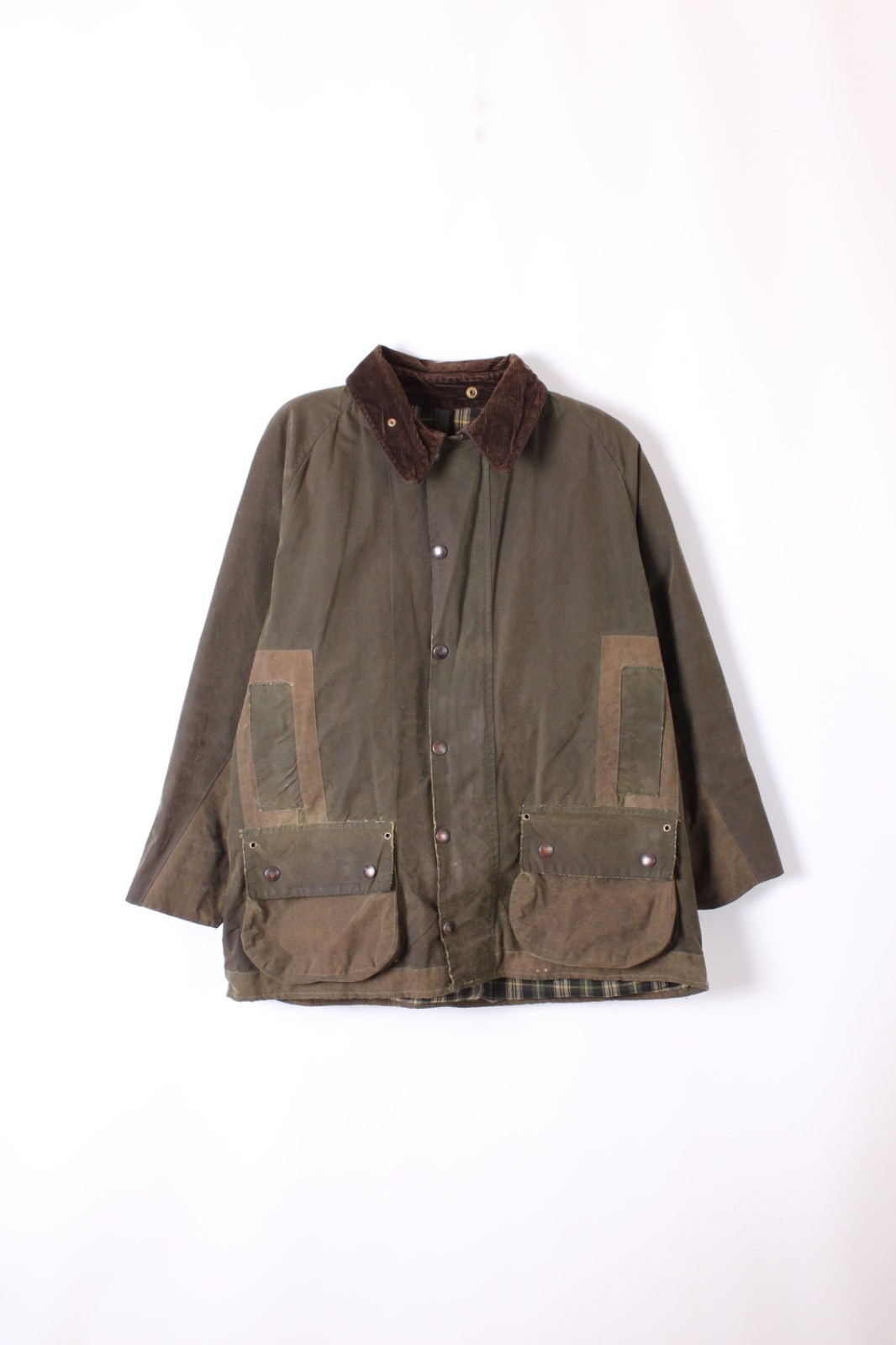 Barbour Beaufort Waxed Jacket Green C46 Large XL