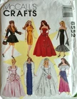 MCCALLS PATTERN 8552  DOLL CLOTHES DRESSES  11 1/2" BARBIE FASHION DOLL UNCUT FF