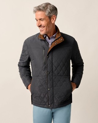 Juno Quilted Snap Jacket johnnie-O Mens (7846039) | eBay