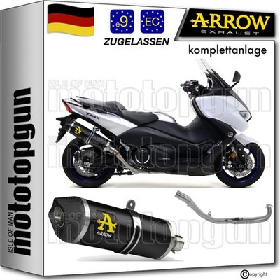 ARROW KOMPLETTANLAGE ABE KAT RACE-TECH SCHWARZ C YAMAHA TMAX T-MAX 530 2019 19