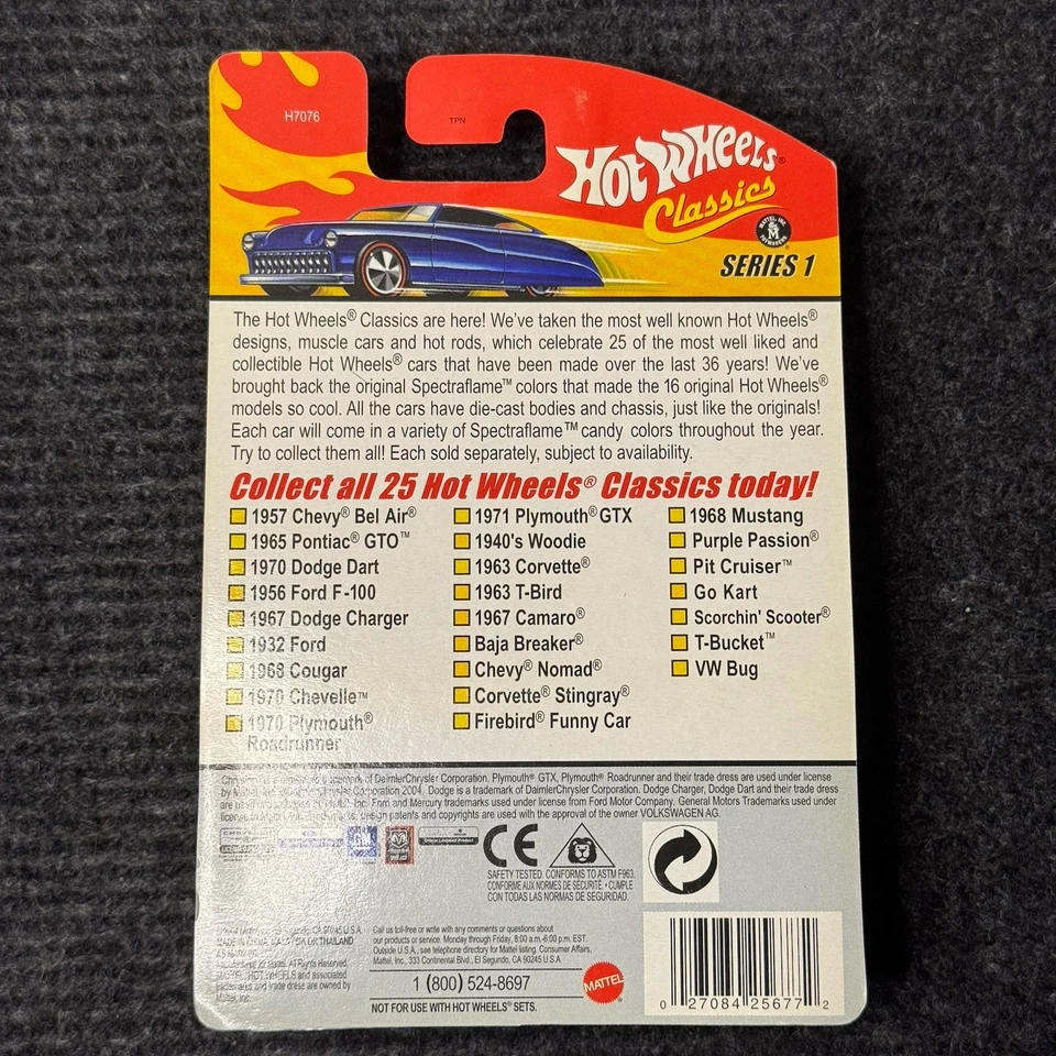Woodie Spectraflame 2004 Hot Wheels Classics serie 1 años 40 púrpura #11 de 25 Foto 2 de 2