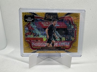 2025-2026 Panini Select USA Soccer Gold Mojo Prizm Christian Pulisic /10 