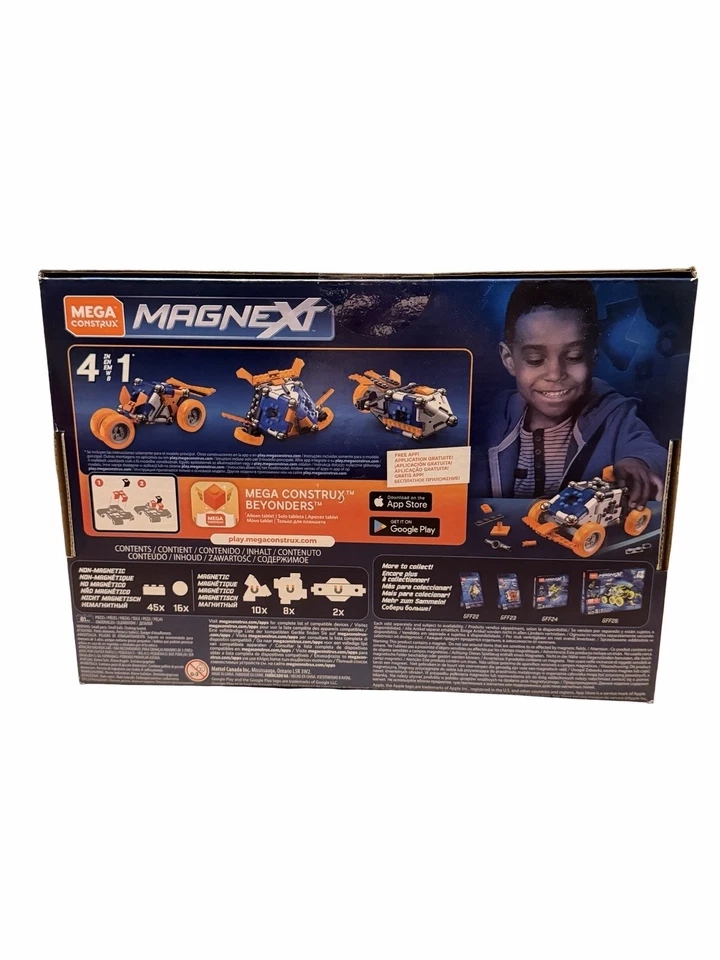 Mega Construx Magnext 4 in 1 Mag Racers Building Set - Image 2 of 4