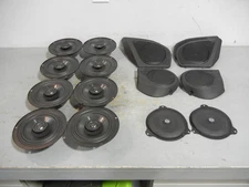 2014-2025 Harley Davidson Touring Speakers & Grill Lot, Used - Lot of 4 Sets