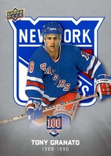 Tony Granato 2025-26 Upper Deck New York Rangers Centennial #34 NHL  ID:159086
