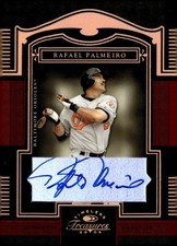 2005 Donruss Timeless Treasures #53 Rafael Palmeiro Signature Bronze #/25