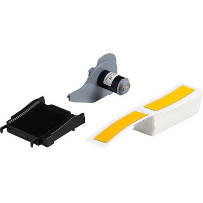 Brady M7-174-593-Yl Pre-Cut Label Stock Roll, Yellow, Gloss