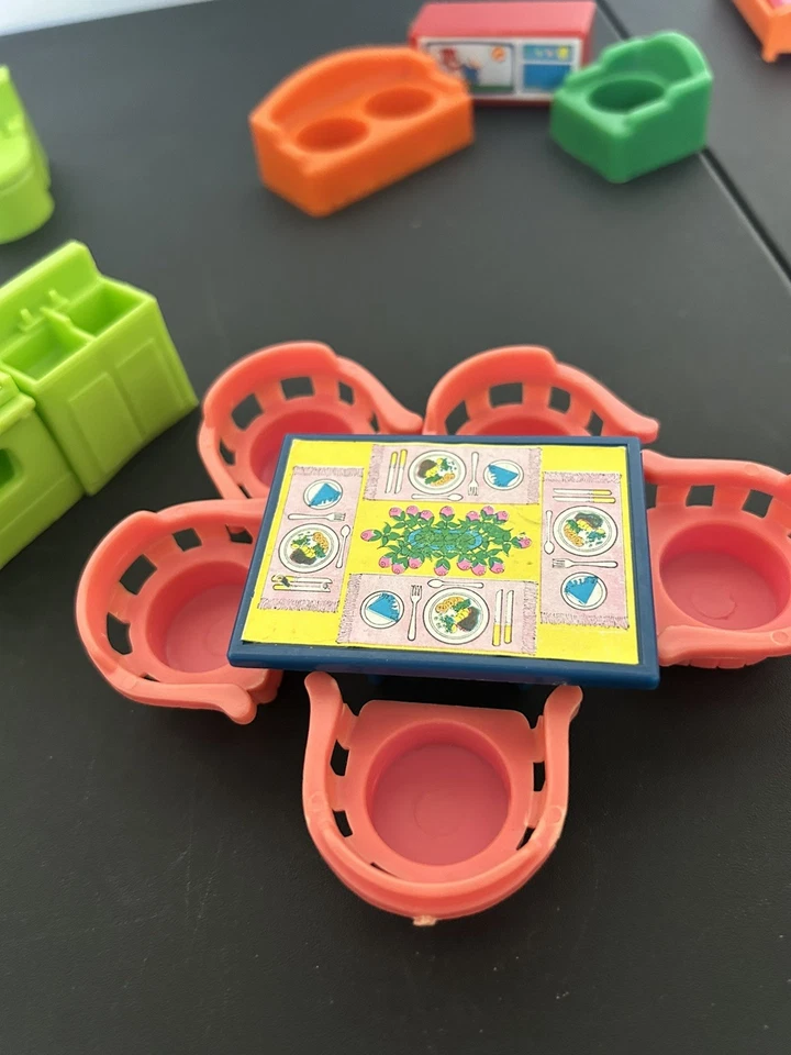 Lote Clon TV Hong Kong Caja Azul Vintage Parque Infantil Cocina Comedor Foto 4 de 4