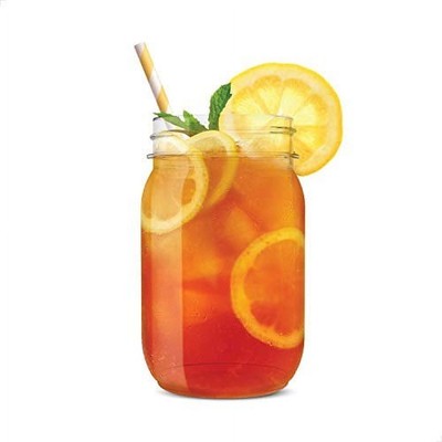 POP 16oz Mason Unbreakable & Crystal Clear Plastic Drinking Jar 12 Count