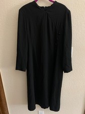 Talbots Petites Black Lined Dress Size 12P