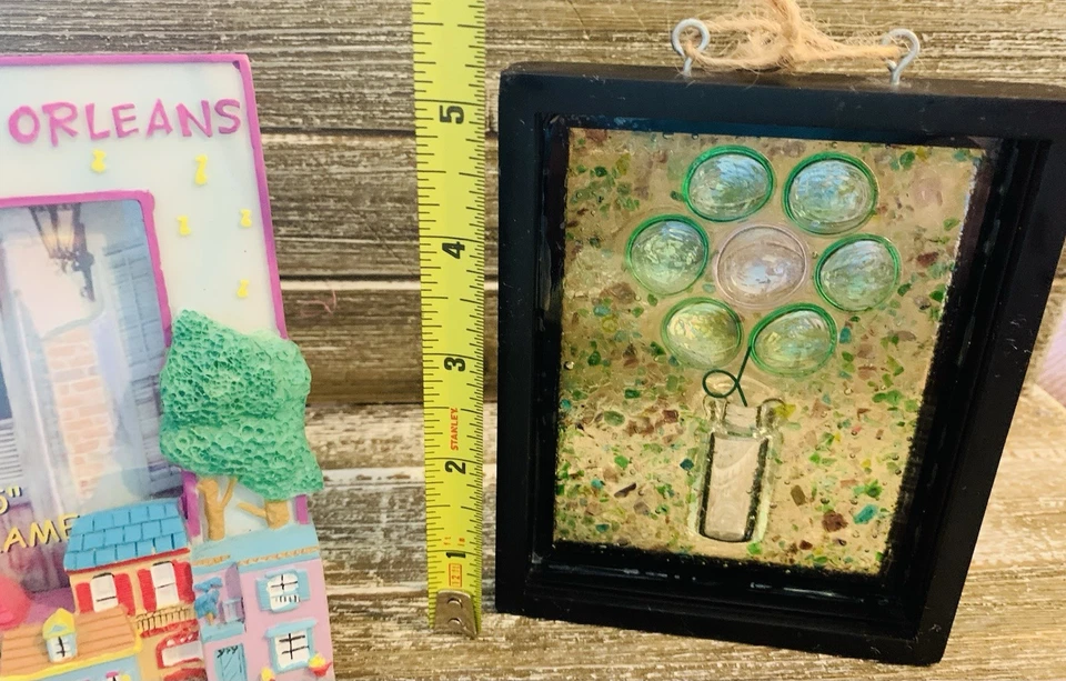 Резиновая рамка для картин Новый Орлеан со стеклянной рамкой для цветочной вазы - Изображение 3 из 4