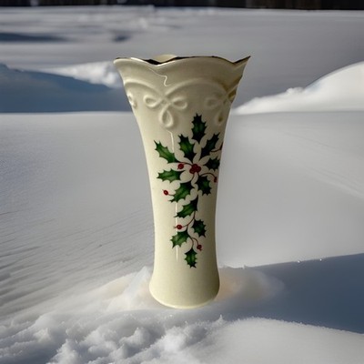 Dimensions Collection By Lennox Holiday Vase 5 Inch