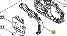 CARTERINO FRENO CATENA MOTOSEGA ECHO CS 2511-TES