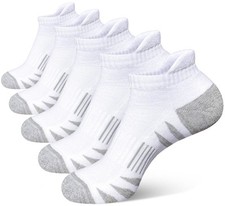 Men's Athletic Cushioned Cotton Socks Anti-blister Wicking Breathable Running...