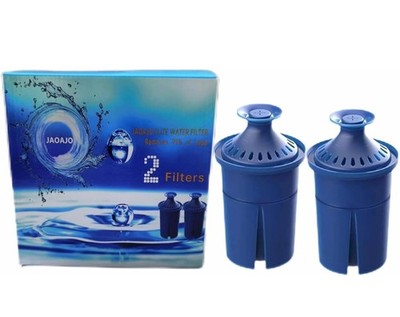JAOAJO Elite Water Filter 2PK Replacement for Brita Pitchers Model OB06 Blue NIB