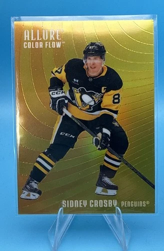 2025-26 Upper Deck Allure - Orange-Yellow Color Flow SIDNEY CROSBY #CF-24