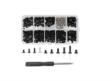 500pcs M2 M2.5 M3 Laptop Screws Kit, SSD M.2 Screws, Phillips Flat Head Tiny/