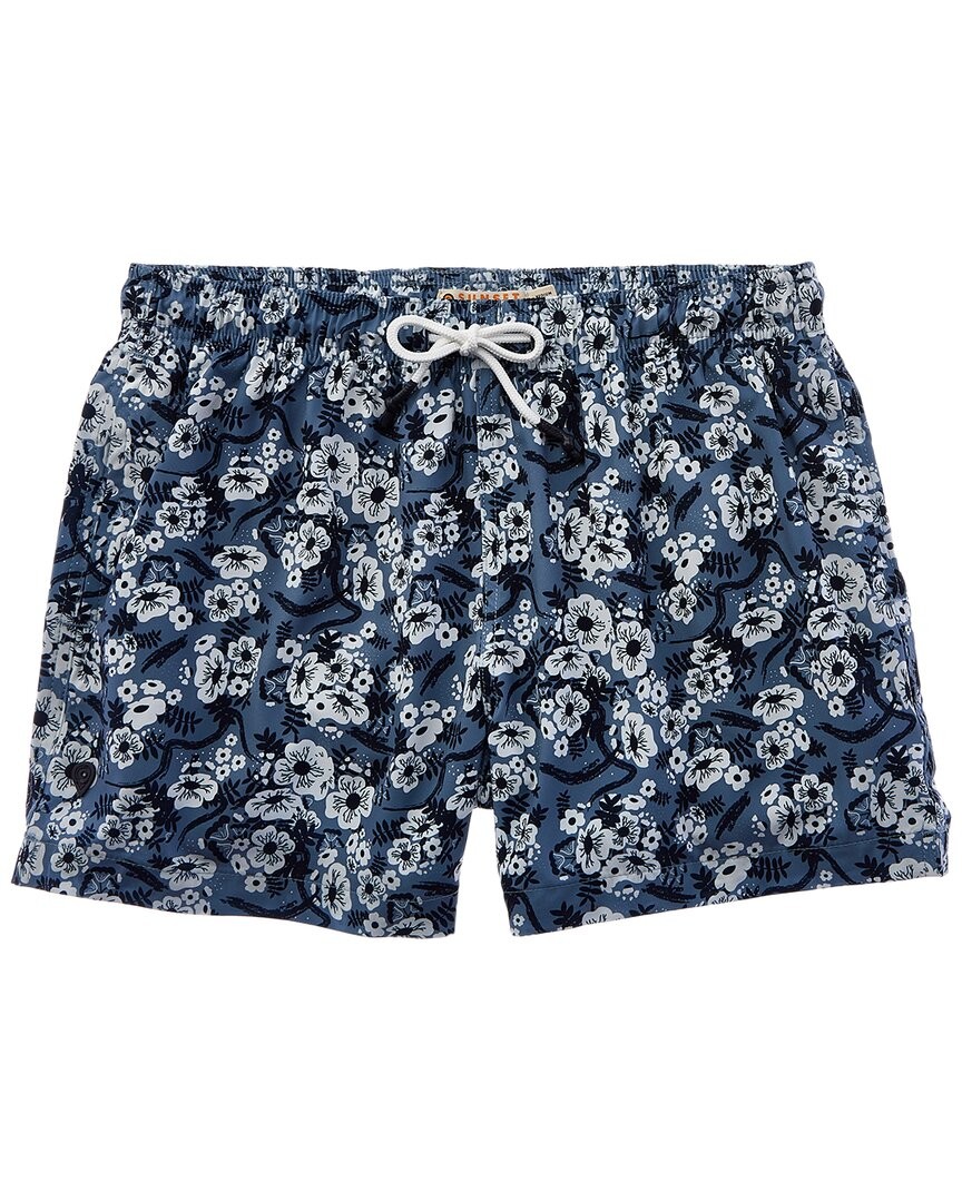 Мужские плавки из микрофибры с принтом Закат и виноградная лоза