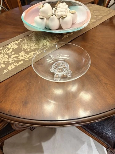 Steuben 7909 10.75" Low Shallow Art Glass Centerpiece Bowl John Dreves 1940s