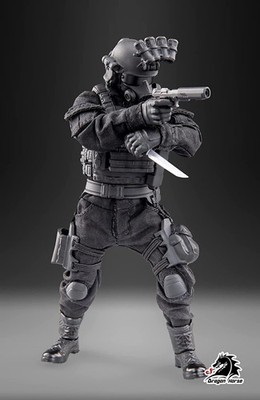 DH-S001 MTF Alpha-1 Figure Red Light Hand 1/12 Action Figure SCP