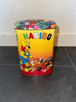 Alte Haribo Dose Werbung 1997 sehr guter Zustand Aufbewahrung alt