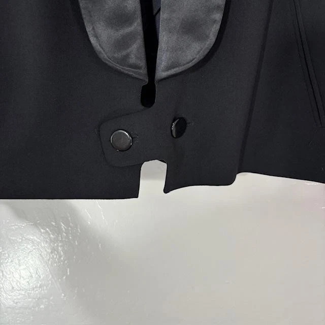 Blazer See By Chloe Mujer 4 Mezcla de Lana Satén Solapa Botón Único Italia Chaqueta Foto 4 de 4