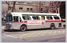 1980 Oakland, PA GM TDH-4519 Bus #1119 Carlton Ad Transit Postcard
