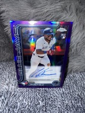 2025 Topps Chrome - Rookie Autographs Leo Jimenez #RA-LJI Purple Refractor /250