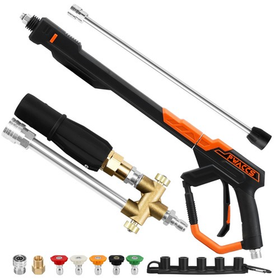 #ad PWACCS Pressure Washer Gun Pressure Washer Wand Kit with Dual purpose Nozzle... $31.67
