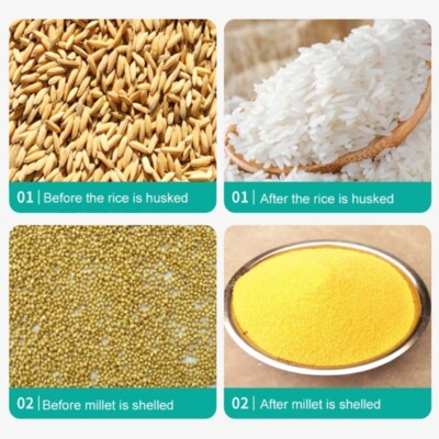 Rice Mill Millet Grain Processing Brown Rice Machine for Corn Rice ...