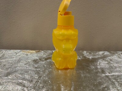 New Tupperware Beautiful Mini Eco Bottle Kids Buffalo Design 350ml Yellow  Color
