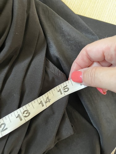 Adriana Papell Dress Sz 6 Black Sleeveless Evening Cocktail Long Pleated Hem - Picture 6 of 11