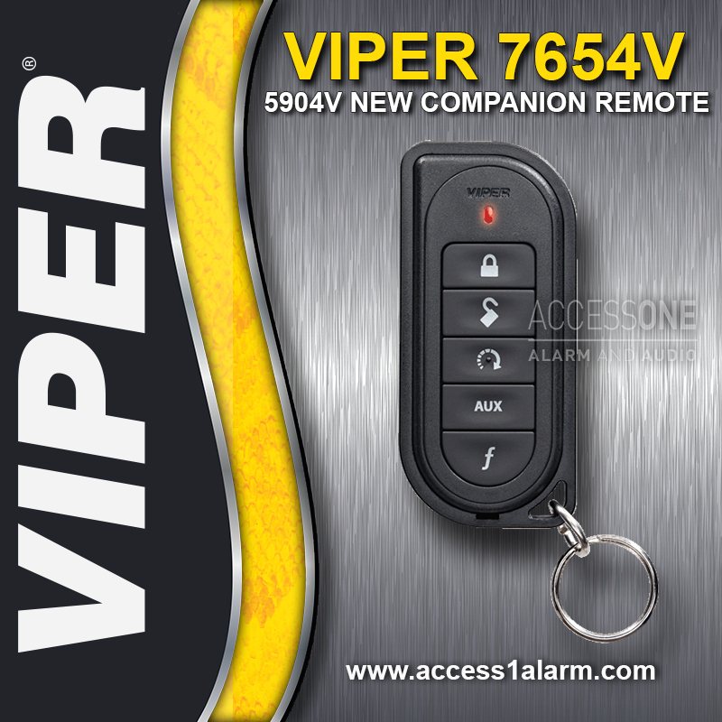 セキュリティ Viper 2-Way Responder 5901 Viper 7654V 1-Way 5-Button Replacement Remote Control