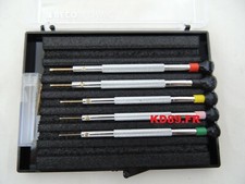 Beco Technic set of 5 antimagnetic Screwdrivers In box Including spare blades