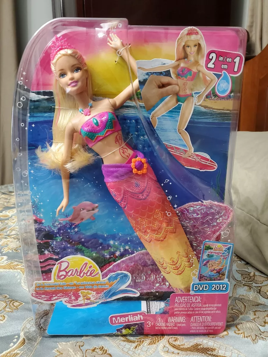 Barbie in a Mermaid Tale MERLIAH Transform Doll Mermaid Tail to