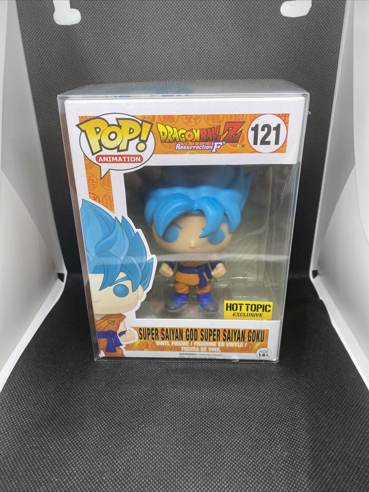 Funko Pop! Dragon Ball Z Super Saiyan God Super Saiyan Goku Blue #121 OOB