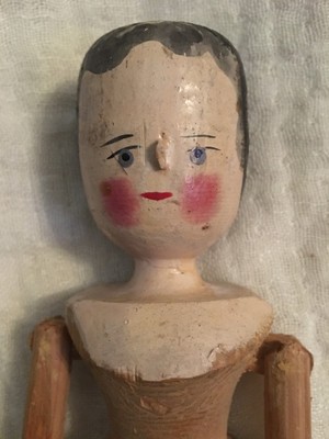 vintage wooden dolls