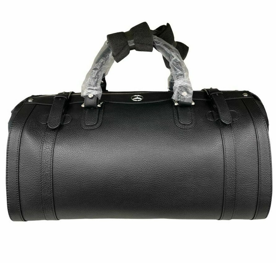 Mercedes Benz×GOLDPFEIL 　　高級レザー ボストンバッグ Genuine Mercedes-Benz x GOLD PFEIL All Leather Boston Bag