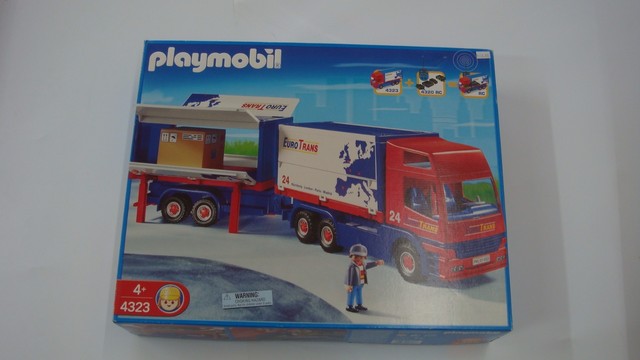 playmobil 9370 eurotrans truck